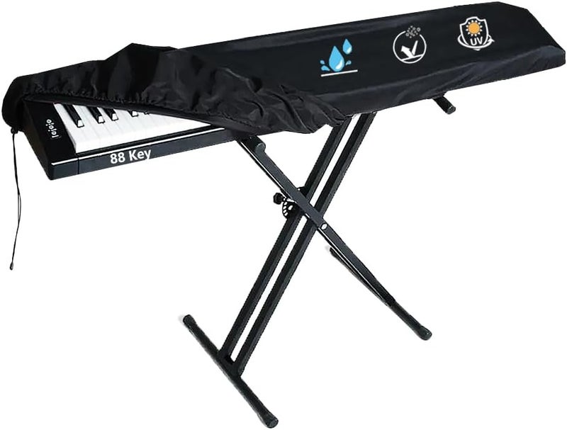 INTOMYTH 88 Keys Piano Keyboard Dust Cover, Water Proof, Digital Electronic Piano Keyboard Covers, Premium Surface Protect Your Music Piano Essential Accessories - Image 1